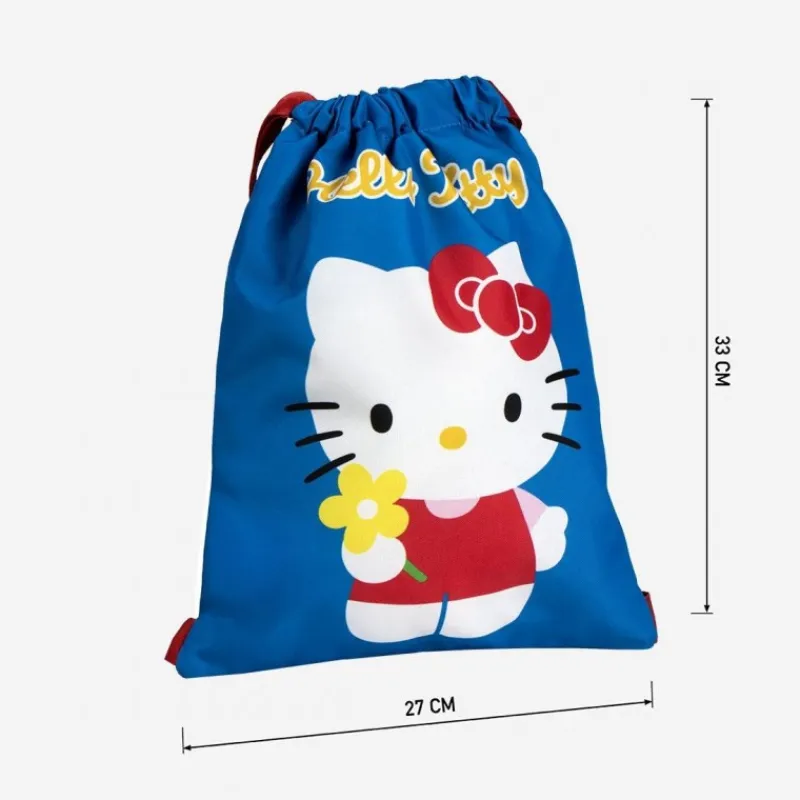 Cerdá Kids Para El Cole^Saquito Escolar Hello Kitty 100% Polyester Azul