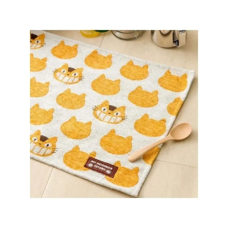 Outlet Servilleta de Tela Catbus Licencia Oficial Studio Ghibli Más Regalos De Ghibli Y Totoro |Ghibli Hogar