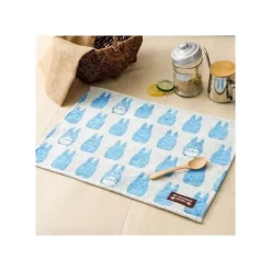 Discount Servilleta de Tela Mi Vecino Totoro Silueta Azul Ghibli Hogar