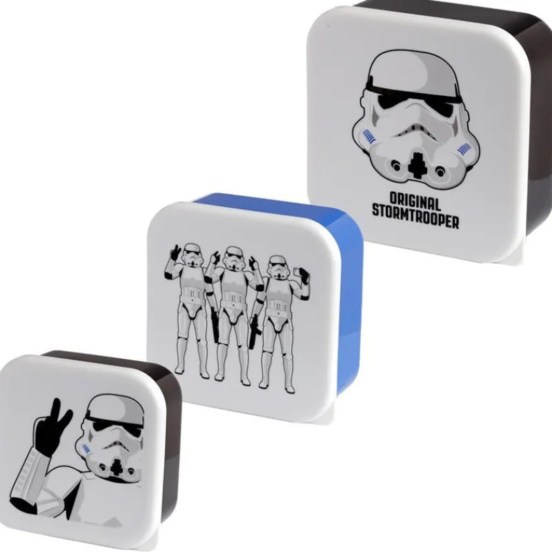 Clearance Set 3 fiambreras Stormtrooper Star Wars Regalos Star Wars Por Personaje |Star Wars Hogar