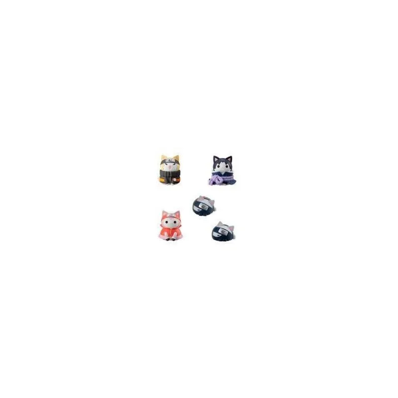 Megahouse Figuras^Set 8 Figuras Naruto Shippuden Nyaruto! Battle vs Akatsuki