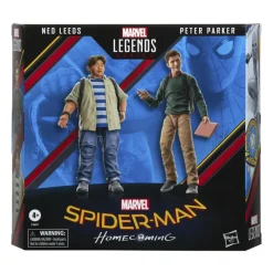 Set 2 Figuras Spider-Man Peter Parker Y Ned Leeds Coleccionismo Marvel