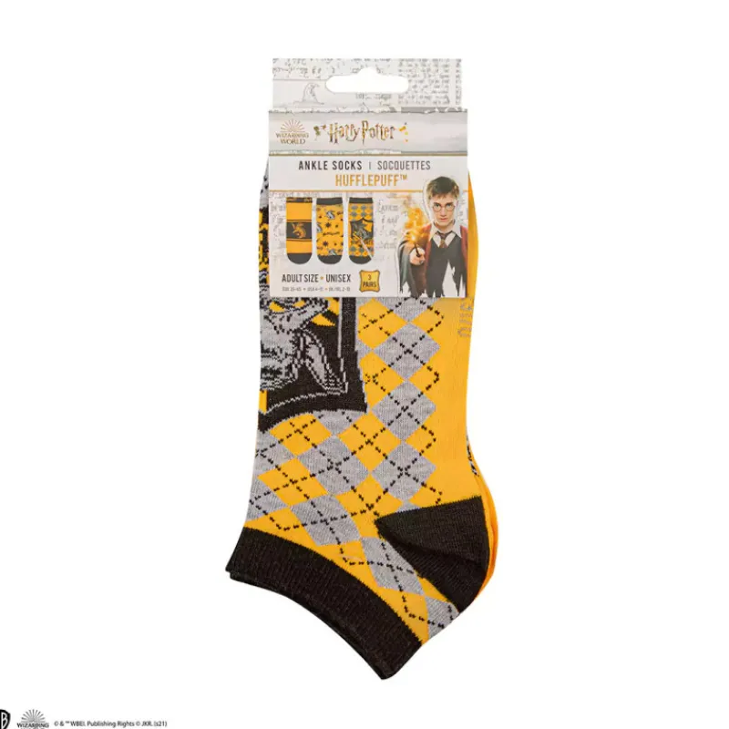 Hot Set 3 pares de calcetines Hufflepuff Harry Potter Hufflepuff