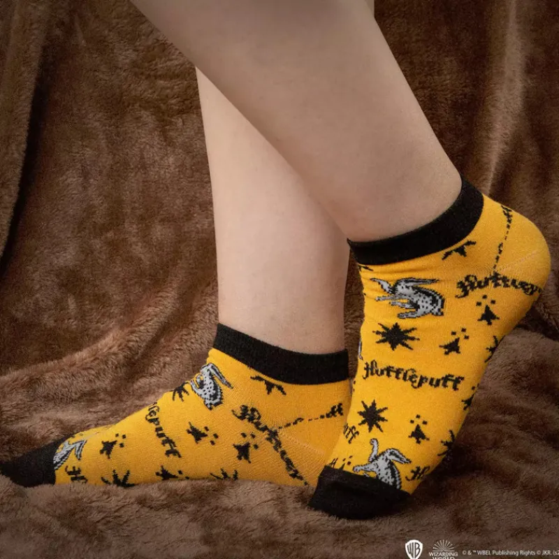 Hot Set 3 pares de calcetines Hufflepuff Harry Potter Hufflepuff