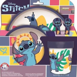 Stor Películas Y Personajes De Disney ·Lilo Y Stitch|Disney Hogar^Set 5 piezas antideslizante Stitch bicolor en caja