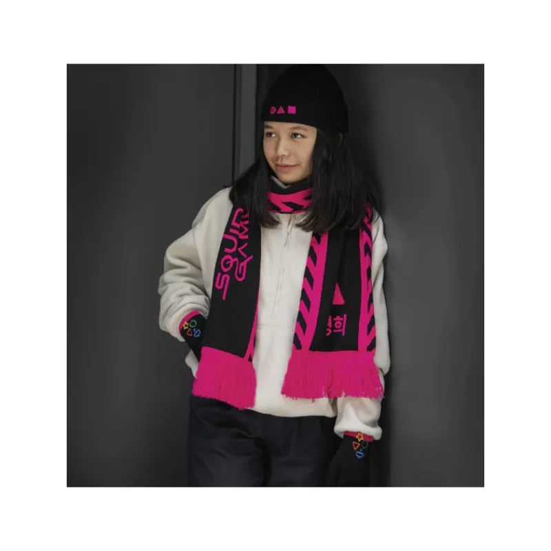 Outlet Set 3 Piezas: Bufanda, Gorro y Guantes El Juego Del Calamar El Juego Del Calamar|Regalos De Otras Series