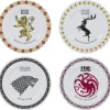 Sale Set 4 Platos porcelana - Juego de Tronos - Liciencia oficial Juego De Tronos Y La Casa Del Dragón