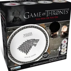 Sale Set 4 Platos porcelana - Juego de Tronos - Liciencia oficial Juego De Tronos Y La Casa Del Dragón