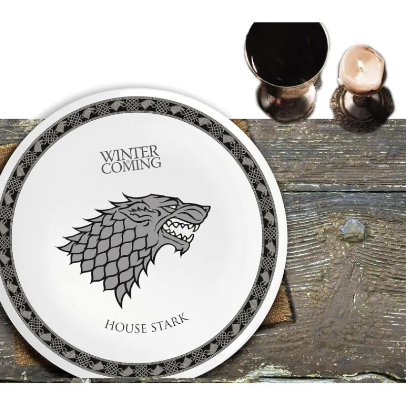 Sale Set 4 Platos porcelana - Juego de Tronos - Liciencia oficial Juego De Tronos Y La Casa Del Dragón