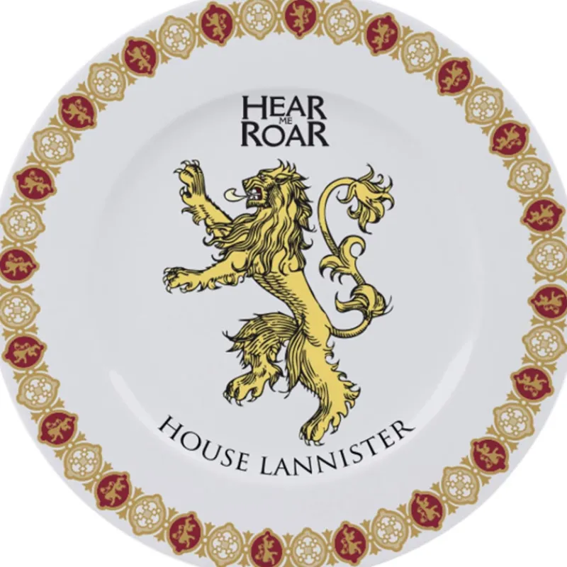 Sale Set 4 Platos porcelana - Juego de Tronos - Liciencia oficial Juego De Tronos Y La Casa Del Dragón