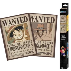 Online Set 2 posters One Piece chibi Wanted Luffy & Ace Cosas De Luffy One Piece|Hogar One Piece