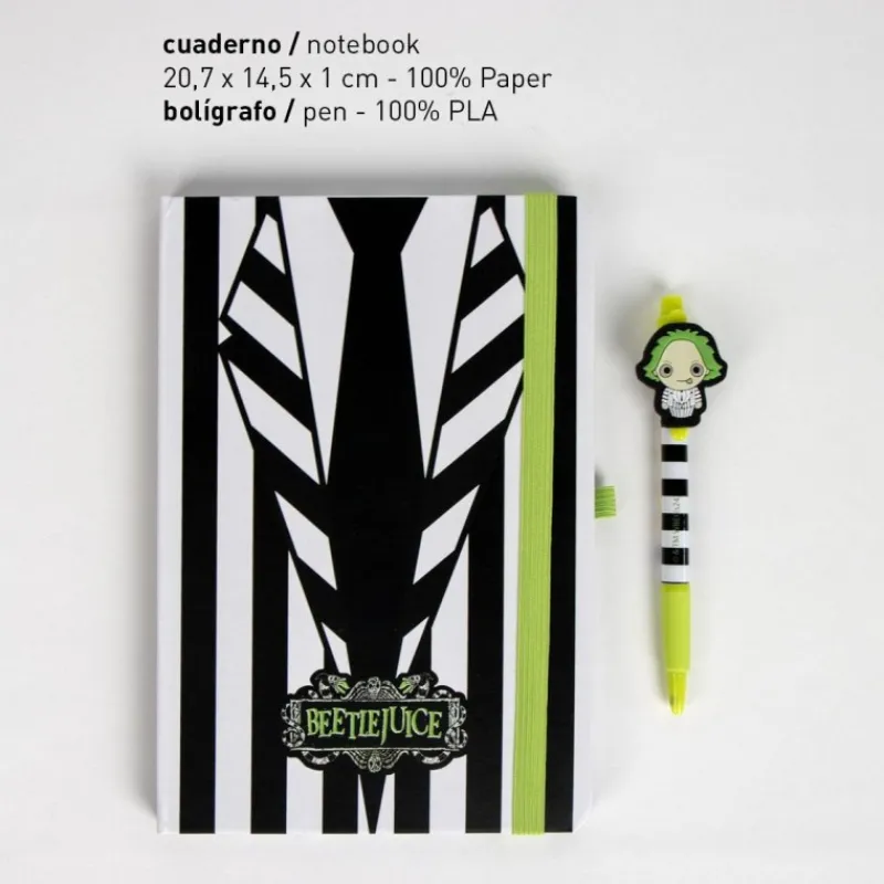 Online Set bolígrafo y libreta Beetlejuice Tim Burton Beetlejuice