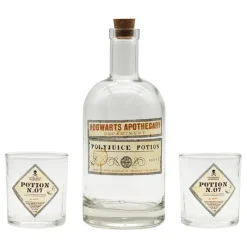 Abystyle Harry Potter Hogar^Set botella y vasos Multipoción Harry Potter