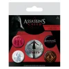 Pyramid International Regalos Assassin'S Creed|Regalos Y Coleccionismo Para Gamers - Cosas De Videojuegos Míticos^Set Chapas Assassins Creed Pelicula