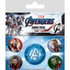 Pyramid International Complementos Marvel^Set Chapas Vengadores: Endgame Quantum Realm