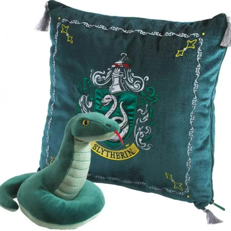 New Set Cojín y Peluche Slytherin Harry Potter Niños Harry Potter Para Niños|Juegos, Peluches Y Chuches