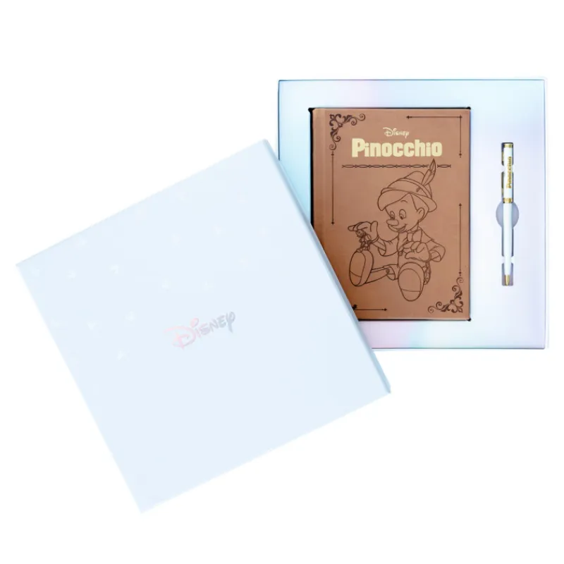 Best Set Cuaderno A5 con Boligrafo Pinocho Disney Papelería Disney|Más Regalos De Disney