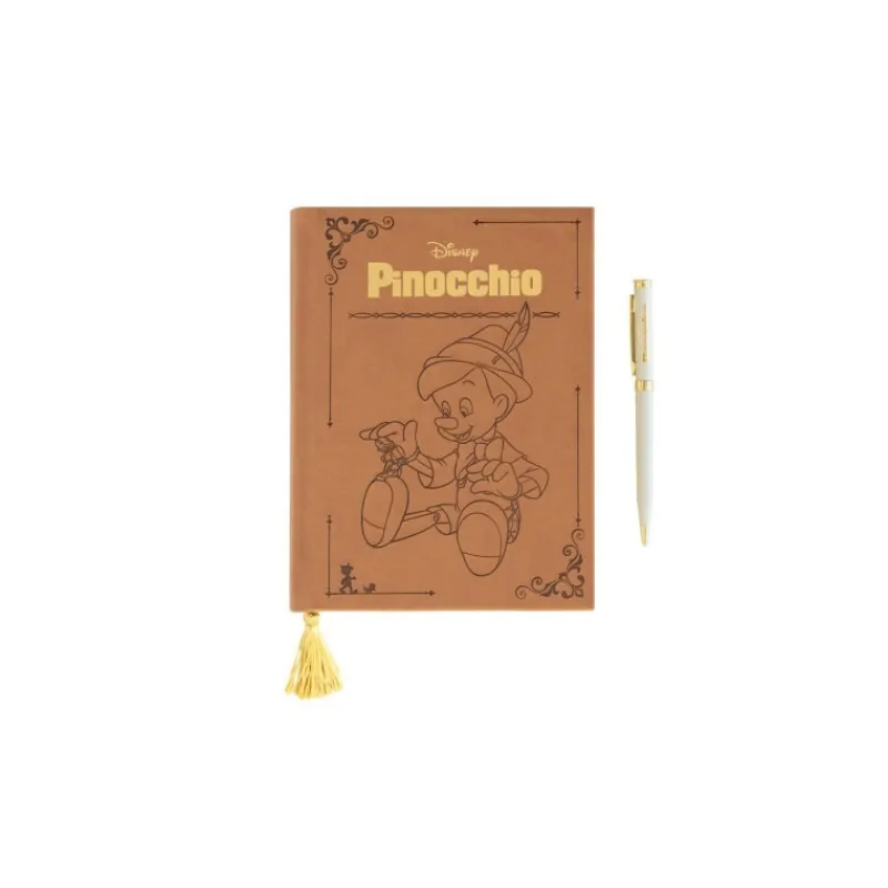 Best Set Cuaderno A5 con Boligrafo Pinocho Disney Papelería Disney|Más Regalos De Disney
