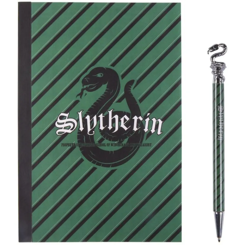 Cerdá Adult Slytherin^Set cuaderno y bolígrafo Harry Potter Slytherin