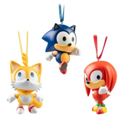 Grupo Erik Regalos Y Coleccionismo Para Gamers - Cosas De Videojuegos Míticos^Set de 3 Adornos de Navidad de Sonic