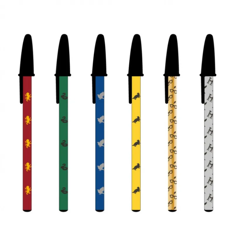 Hot Set de 6 bolígrafos Harry Potter Slytherin
