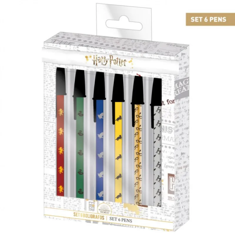 Hot Set de 6 bolígrafos Harry Potter Slytherin