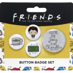 The Carat Shop Friends^Set de 4 chapas Chandler Friends