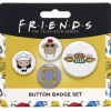 Best Set de 4 chapas Monica Friends Friends