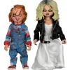 Neca Coleccionismo De Miedo Y Terror|Chucky Muñeco Diabólico^Set de 2 Figuras La novia de Chucky Chucky & Tiffany 14 cm