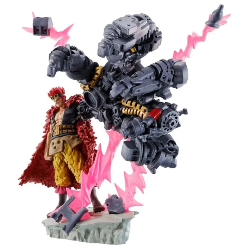 Set de 4 Figuras PVC One Piece Petitrama Logbox Re Birth Wanokuni Vol. 2 Figuras One Piece