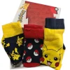 New Import Moda Pokemon|Regalos Y Coleccionismo Para Gamers - Cosas De Videojuegos Míticos^Set de 3 pares de Calcetines Pokemon