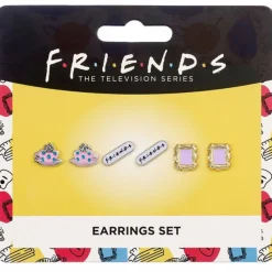 New Set de 3 Pendientes Friends Friends