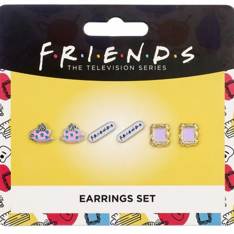 New Set de 3 Pendientes Friends Friends