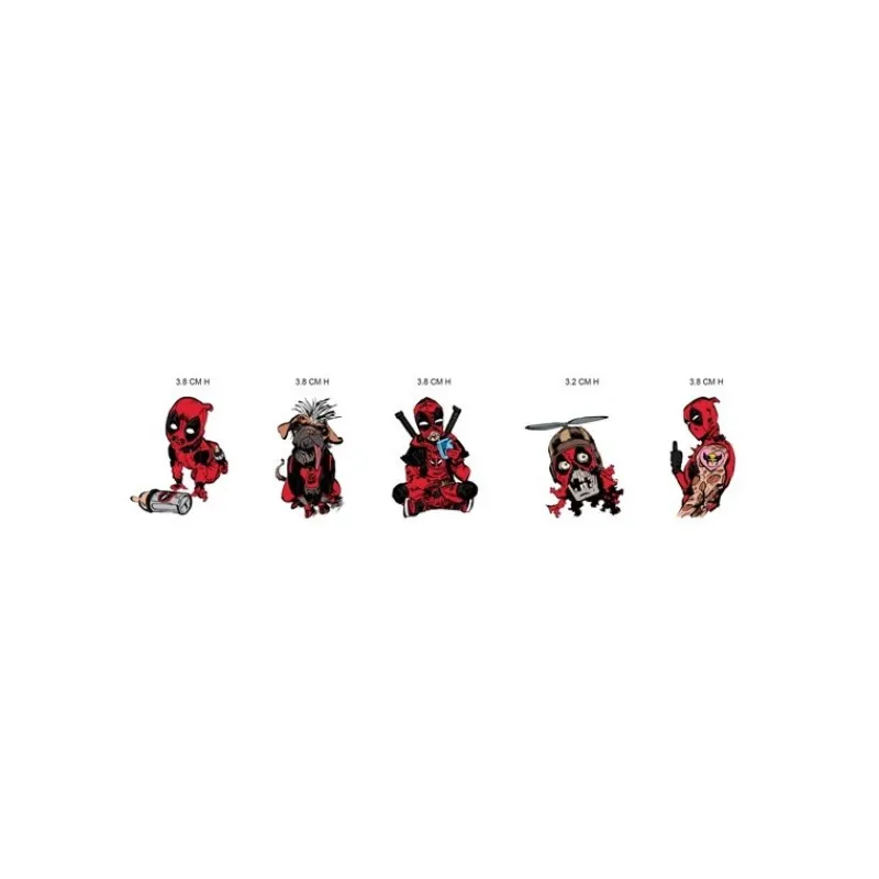 SalesOne Superhéroes Marvel^Set de 5 Pins de Marvel Deadpool