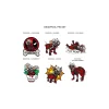New Set de 6 Pins de Marvel Deadpool Superhéroes Marvel