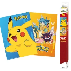 Abystyle Pokemon Hogar|Complementos Pokemon^Set de 2 Posters Chibi Pokémon