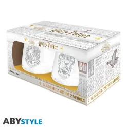 Otros Fabricantes Hufflepuff|Ravenclaw^Set de 2 Vasos Harry Potter Ravenclaw y Hufflepuff 300ml