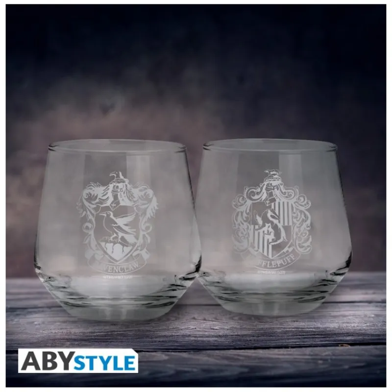 Otros Fabricantes Hufflepuff|Ravenclaw^Set de 2 Vasos Harry Potter Ravenclaw y Hufflepuff 300ml