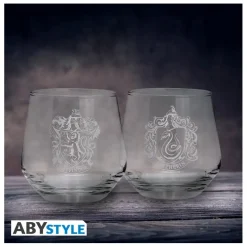 Otros Fabricantes Slytherin^Set de 2 Vasos Harry Potter Gryffindor y Slytherin 300ml