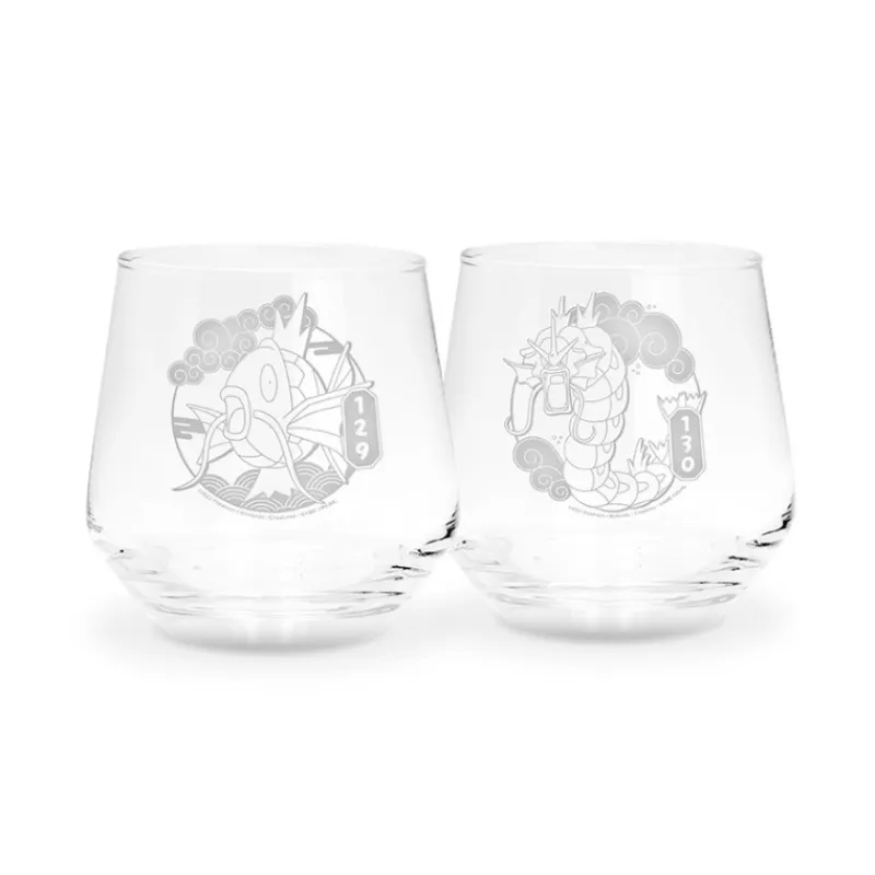 Discount Set de 2 Vasos Pokémon Magikarp & Gyarados 300ml Más Regalos De Pokemon