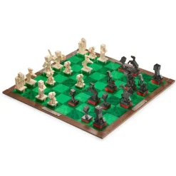 The Noble Collection Minecraft|Regalos Y Coleccionismo Para Gamers - Cosas De Videojuegos Míticos^Set de Ajedrez Héroes vs. Criaturas Minecraft
