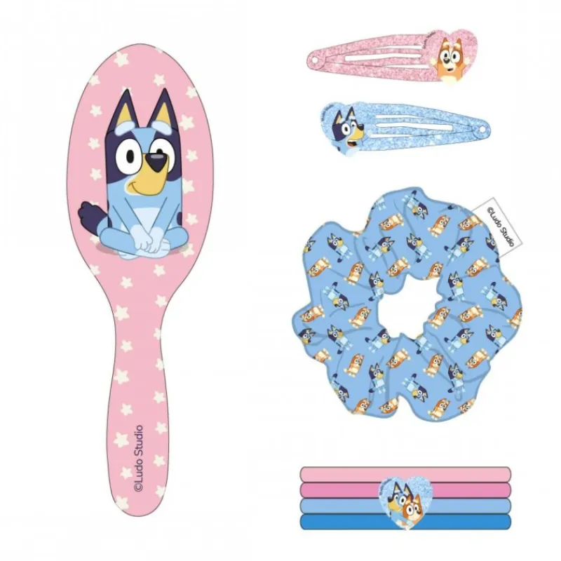 Cerdá Kids Accesorios Para El Pelo, Gafas De Sol Y Kits De Belleza Infantiles ^Set de Belleza Accesorios Bluey para Niños