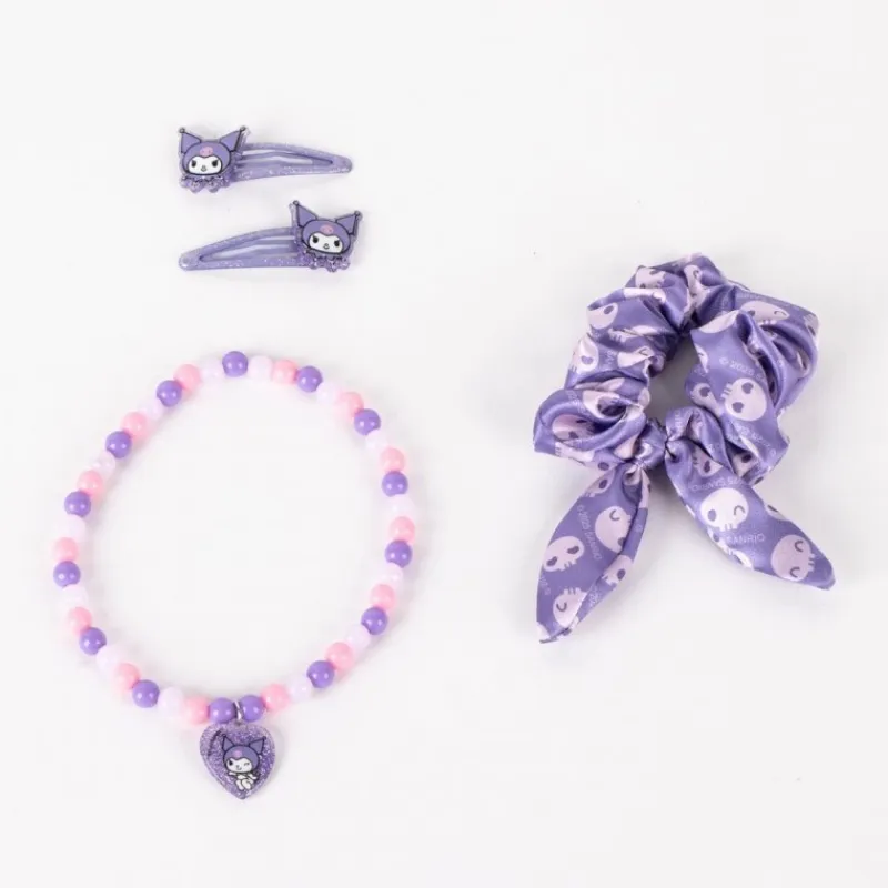 Cerdá Kids Accesorios Para El Pelo, Gafas De Sol Y Kits De Belleza Infantiles ^Set de Belleza Accesorios Hello Kitty Kuromi Multicolor