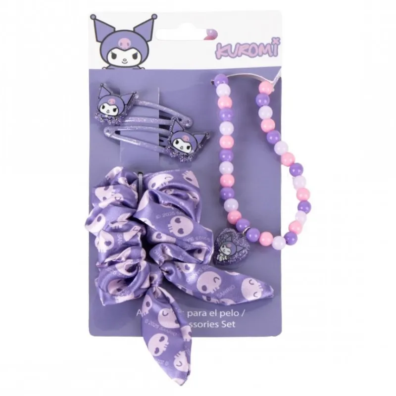 Cerdá Kids Accesorios Para El Pelo, Gafas De Sol Y Kits De Belleza Infantiles ^Set de Belleza Accesorios Hello Kitty Kuromi Multicolor