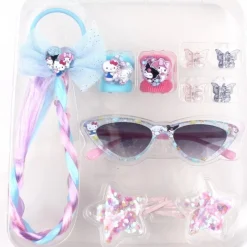 Sale Set de Belleza Bolsito Gafas Hello Kitty Rosa Disney Para Niñas|Accesorios Para El Pelo, Gafas De Sol Y Kits De Belleza Infantiles