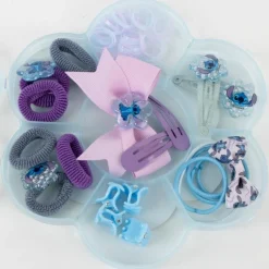 Cerdá Kids Disney Para Niñas|Accesorios Para El Pelo, Gafas De Sol Y Kits De Belleza Infantiles ^Set de Belleza de 20 Piezas Stitch