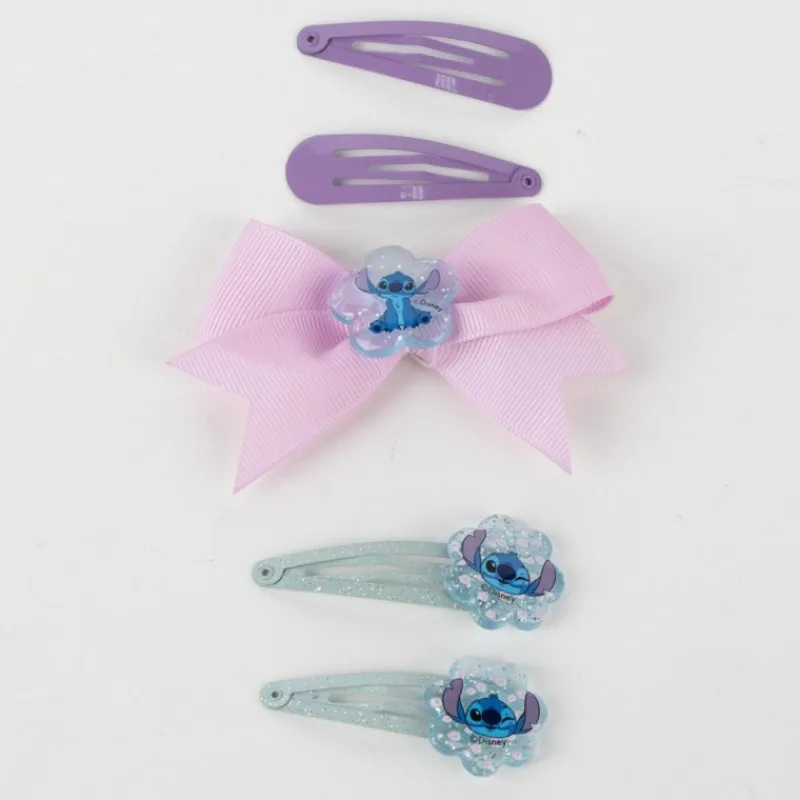Cerdá Kids Disney Para Niñas|Accesorios Para El Pelo, Gafas De Sol Y Kits De Belleza Infantiles ^Set de Belleza de 20 Piezas Stitch
