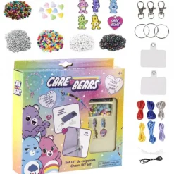 Cerdá Kids Tiempo Libre Kids|Juegos, Peluches Y Chuches ^Set de Belleza DIY Bag Clip Care Bears Multicolor