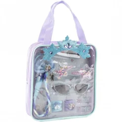 Hot Set de Belleza Frozen con Bolsito y Gafas Disney Para Niñas|Accesorios Para El Pelo, Gafas De Sol Y Kits De Belleza Infantiles