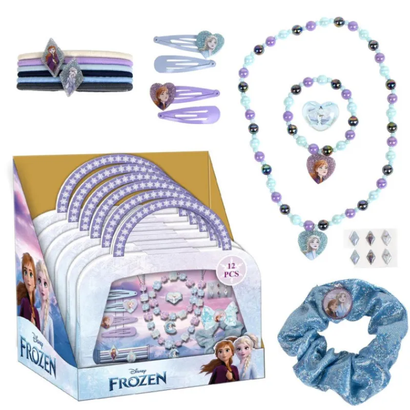 Cerdá Kids Disney Para Niñas|Accesorios Para El Pelo, Gafas De Sol Y Kits De Belleza Infantiles ^Set de Belleza Frozen: Encanto Mágico para Pequeñas Princesas
